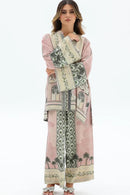 Blush Palm Designer Co-Ord Set – Premium Imported Rayon Satin