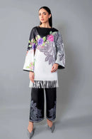 Elegant Pakistani Style 2-Piece Co-Ord Set in Reyon Satin