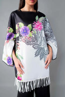 Elegant Pakistani Style 2-Piece Co-Ord Set in Reyon Satin