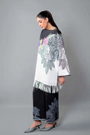 Elegant Pakistani Style 2-Piece Co-Ord Set in Reyon Satin