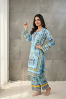 Premium Floral Printed Kurta Set for Women – Casual & Festive Wear