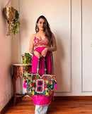 Navratri Glow Kurti – Georgette Sequin Embroidered