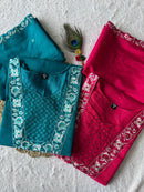 Roopvati Roman Silk Embroidery Suit – Premium Sequence Work Set