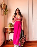 Navratri Glow Kurti – Georgette Sequin Embroidered