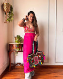 Navratri Glow Kurti – Georgette Sequin Embroidered