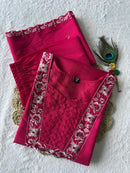 Roopvati Roman Silk Embroidery Suit – Premium Sequence Work Set