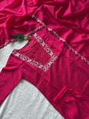 Roopvati Roman Silk Embroidery Suit – Premium Sequence Work Set